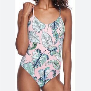 EIDON  Women's Standard Allie One Piece Tank Style Swimsuit size Small